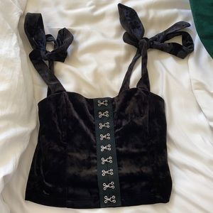 Ribbed corset style tank